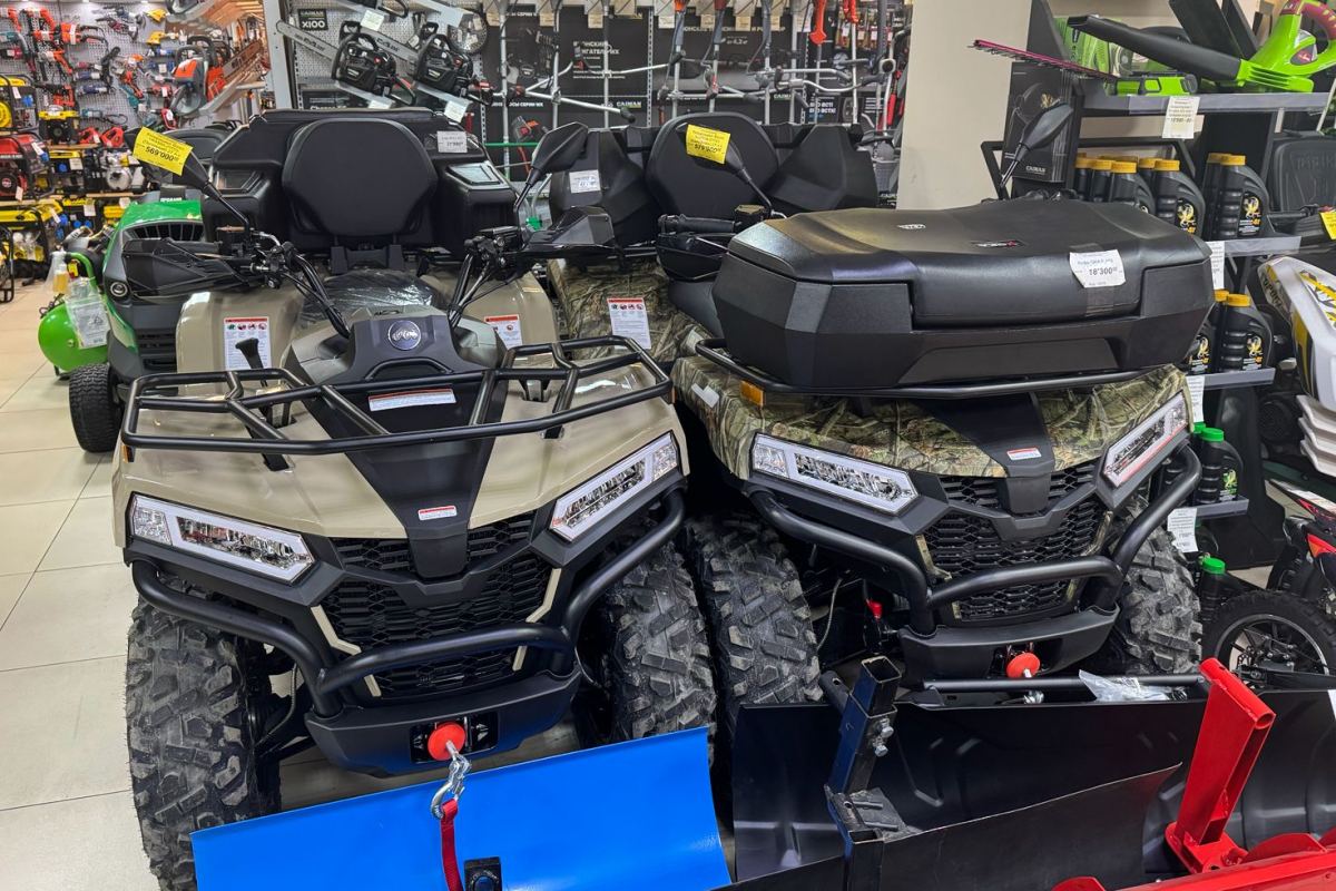 Новое поступление полноприводных квадроциклов в МОТОУДАЧЕ! 🔥 МОТОУДАЧА. Магазин мототехники и садового инвентаря с доставкой по всей России