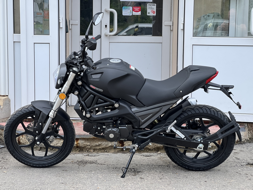 Мопед VMC Monster Plus CM48Q 48см3 (140) серия Y1250(двиг. фара LED линза (BLACK ЧЁРНЫЙ) МОТОУДАЧА. Магазин мототехники и садового инвентаря с доставкой по всей России