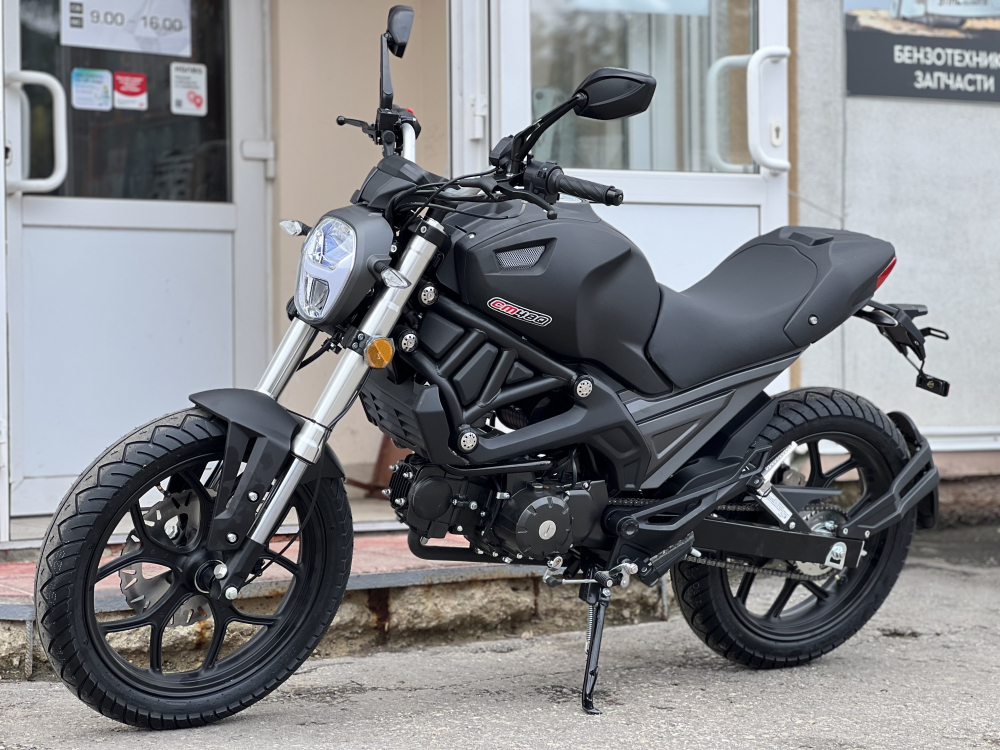 Мопед VMC Monster Plus CM48Q 48см3 (140) серия Y1250(двиг. фара LED линза (BLACK ЧЁРНЫЙ) МОТОУДАЧА. Магазин мототехники и садового инвентаря с доставкой по всей России