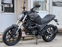 Мопед VMC Monster Plus CM48Q 48см3 (140) серия Y1250(двиг. фара LED линза (BLACK ЧЁРНЫЙ) МОТОУДАЧА. Магазин мототехники и садового инвентаря с доставкой по всей России