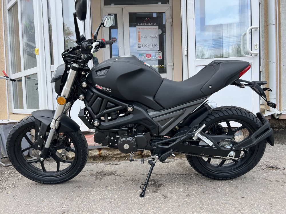 Мопед VMC Monster Plus CM48Q 48см3 (140) серия Y1250(двиг. фара LED линза (BLACK ЧЁРНЫЙ) МОТОУДАЧА. Магазин мототехники и садового инвентаря с доставкой по всей России