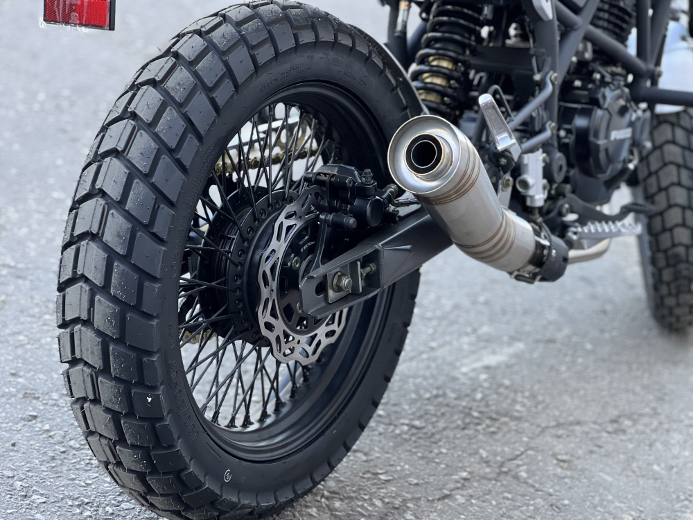 МОТОЦИКЛ FUEGO SCRAMBLER AIR (ЧЕРНЫЙ) МОТОУДАЧА. Магазин мототехники и садового инвентаря в Калуге