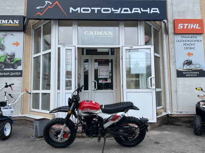 МОТОЦИКЛ FUEGO SCRAMBLER-Rambolor 250 (2024) (КРАСНЫЙ) МОТОУДАЧА. Магазин мототехники и садового инвентаря в Калуге