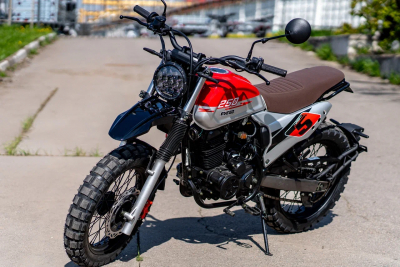 МОТОЦИКЛ FUEGO SCRAMBLER-R 250 (2024) (КРАСНЫЙ) Удача. Магазин садового инвентаря и техники в Калуге