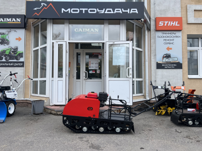 Мотобуксировщик МБС 5-15ВФЭ FORZA (Тип двигателя: 15,0 л.с, с электростартером и катушкой освещения 18А. Марка: "Forza" . Трансмиссия: вариатор "Сафари-100", Реверс. Тип подвески: катковая. Ширина гусеницы: 600 мм. Длина гусеницы: 2828 мм. LED фара. Без аккумулятора) МОТОУДАЧА. Магазин мототехники и садового инвентаря в Калуге