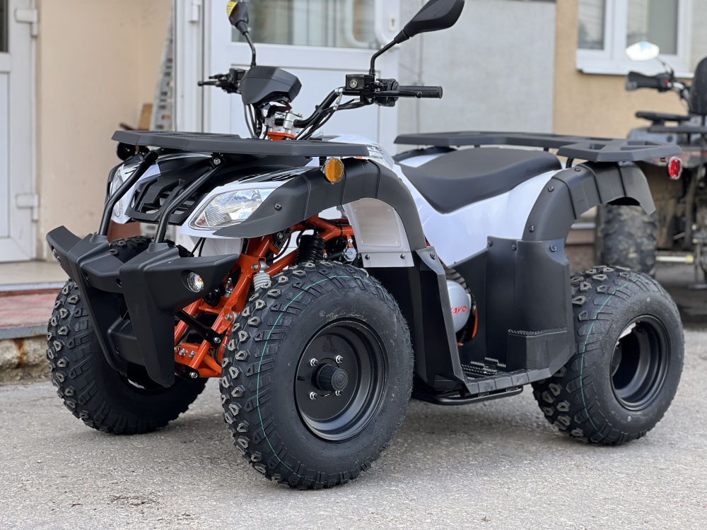 Квадрицикл KAYO AU150 CVT (белый пластик 2025 г.) (ПТС) МОТОУДАЧА. Магазин мототехники и садового инвентаря в Калуге