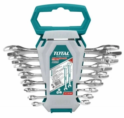 Набор рожково-накидных ключей 6-19mm/8шт TOTAL INDUSTRIAL Удача. Магазин садового инвентаря и техники в Калуге