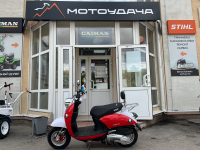 Скутер VENTO RETRO 49cc (150) сигнализация (99кг/100кг) WHITЕ/BLUE/RED ФРАНЦИЯ МОТОУДАЧА. Магазин мототехники и садового инвентаря  в Калуге
