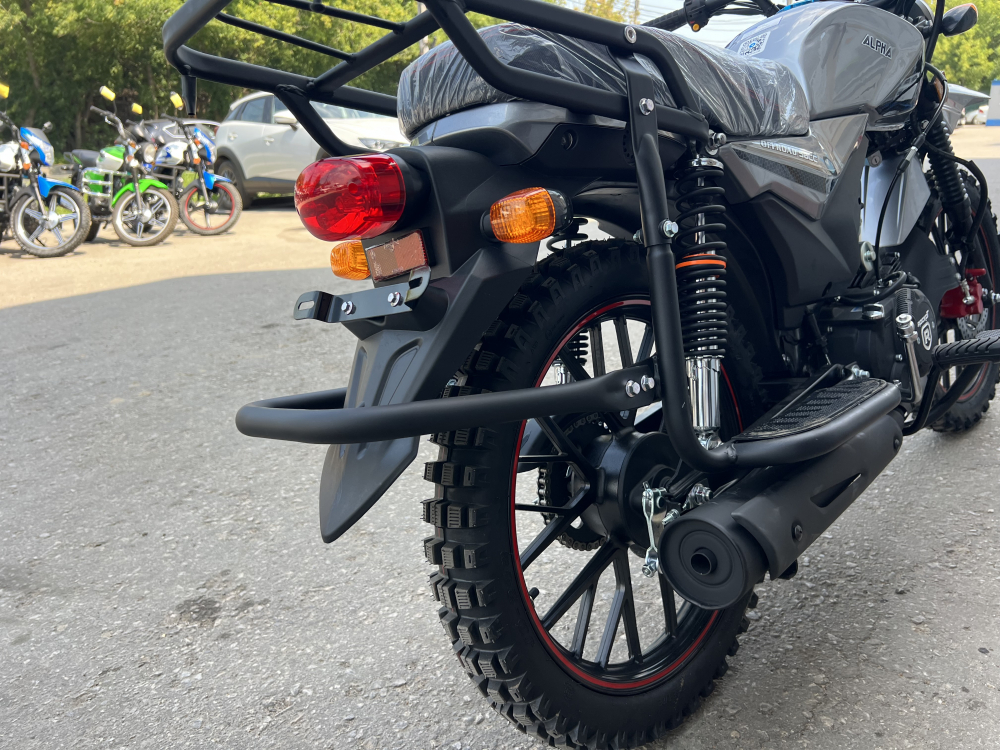 Мопед ROCKOT ALPHA OFFROAD M-12 (серый металлик) МОТОУДАЧА. Магазин мототехники и садового инвентаря  в Калуге