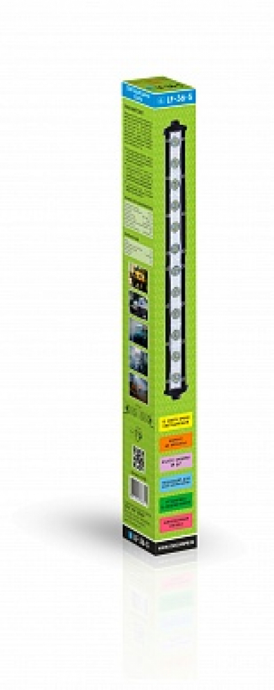 Светодиодная балка LF-36-S (дальний свет, мет. корп., 12 LED, 36W) Мотоудача. Магазин садового инвентаря и техники в Калуге