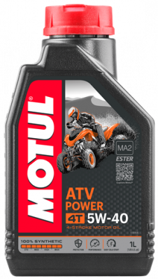 MOTUL ATV POWER 4T 5w40 1л.  100% синт. для квадроцикл. (масло моторное) Мотоудача. Магазин садового инвентаря и техники в Калуге