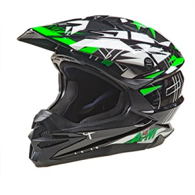 Шлем AiM JK803S Green/Black, S Мотоудача. Магазин садового инвентаря и техники в Калуге
