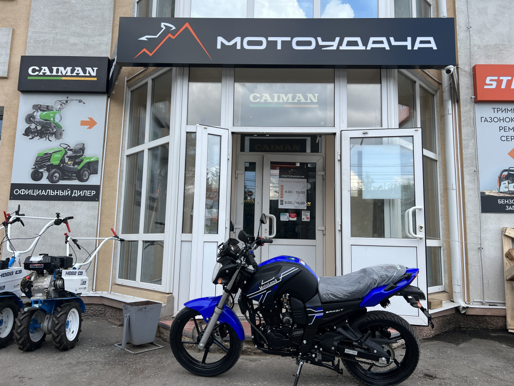 Мотоцикл дорожный Motoland BANDIT 300 синий МОТОУДАЧА. Магазин мототехники и садового инвентаря с доставкой по всей России