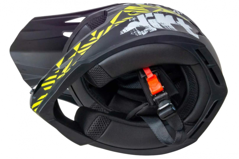 Шлем мото кроссовый HIZER 211 #2 (M)  black/green (подростковый) Мотоудача. Магазин садового инвентаря и техники в Калуге