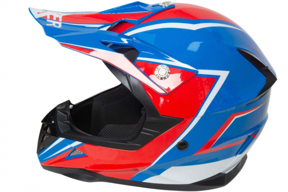 Шлем мото кроссовый HIZER 615 #5 (S)  blue МОТОУДАЧА. Магазин мототехники и садового инвентаря с доставкой по всей России