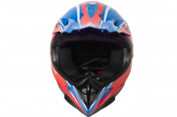 Шлем мото кроссовый HIZER 615 #5 (S)  blue МОТОУДАЧА. Магазин мототехники и садового инвентаря с доставкой по всей России