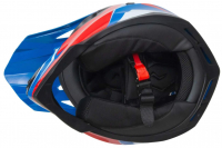 Шлем мото кроссовый HIZER 615 #5 (S)  blue МОТОУДАЧА. Магазин мототехники и садового инвентаря с доставкой по всей России