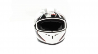Шлем мото интеграл GTX 578 #4 (M) WHITE/BLACK/RED Мотоудача. Магазин садового инвентаря и техники в Калуге