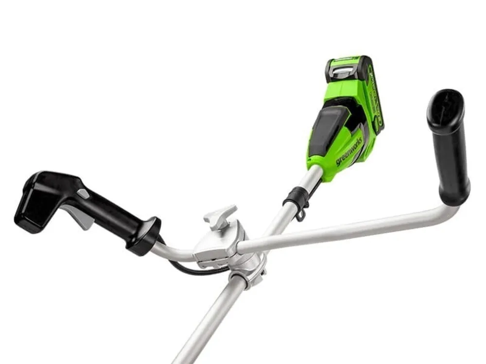40V Триммер аккумуляторный Greenworks GD40BCB, 40 см, бесщеточный, с 1хАКБ 8Ач и ЗУ Мотоудача. Магазин садового инвентаря и техники в Калуге