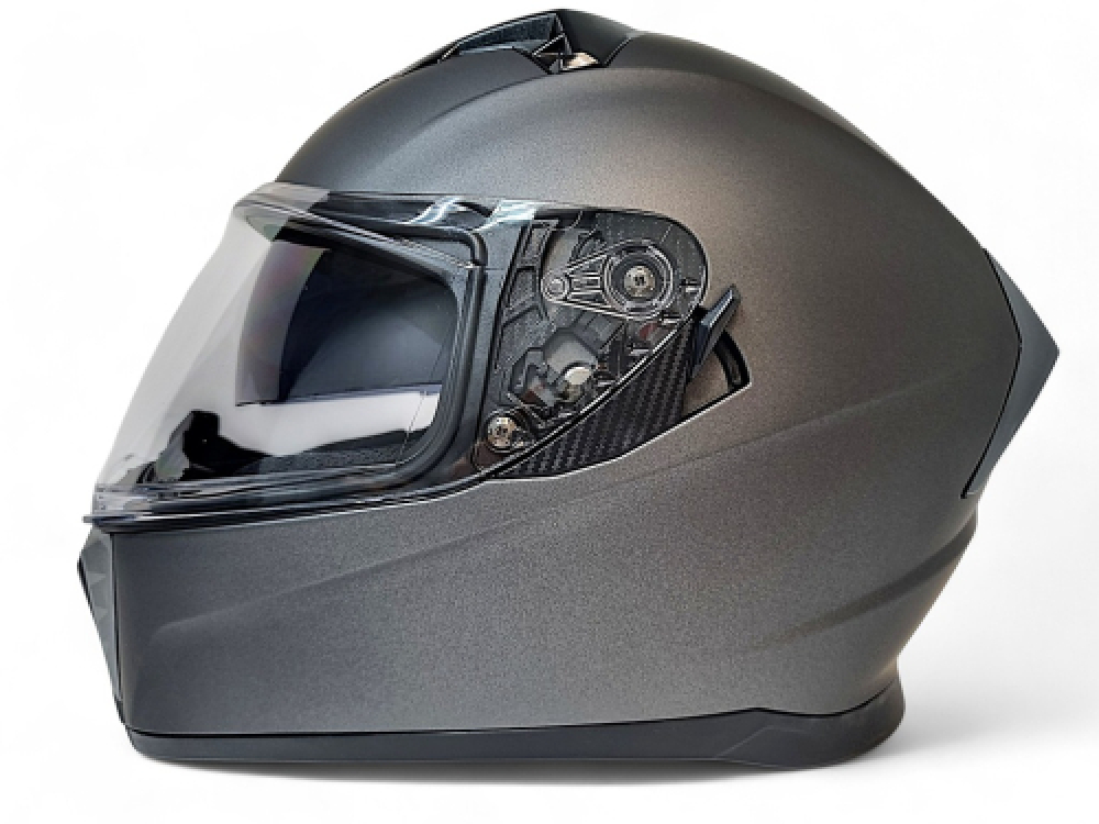Шлем AiM JK320 Grey Metal, M МОТОУДАЧА. Магазин мототехники и садового инвентаря  в Калуге