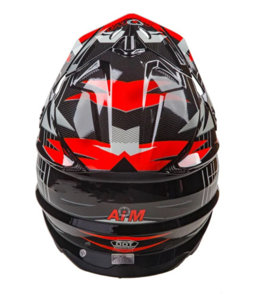 Шлем AiM JK803S Red/Black, XXL МОТОУДАЧА. Магазин мототехники и садового инвентаря  в Калуге