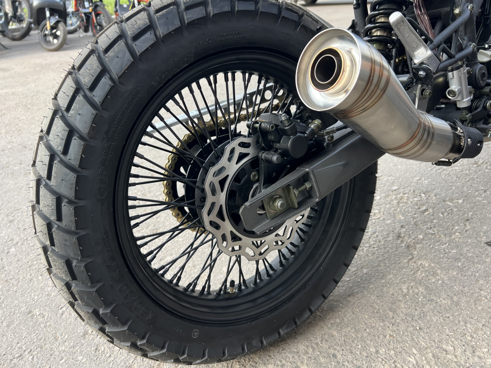 МОТОЦИКЛ FUEGO Scrambler 300-174 (СЕРЕБРО, 72 СПИЦЫ) 26 л.с МОТОУДАЧА. Магазин мототехники и садового инвентаря с доставкой по всей России