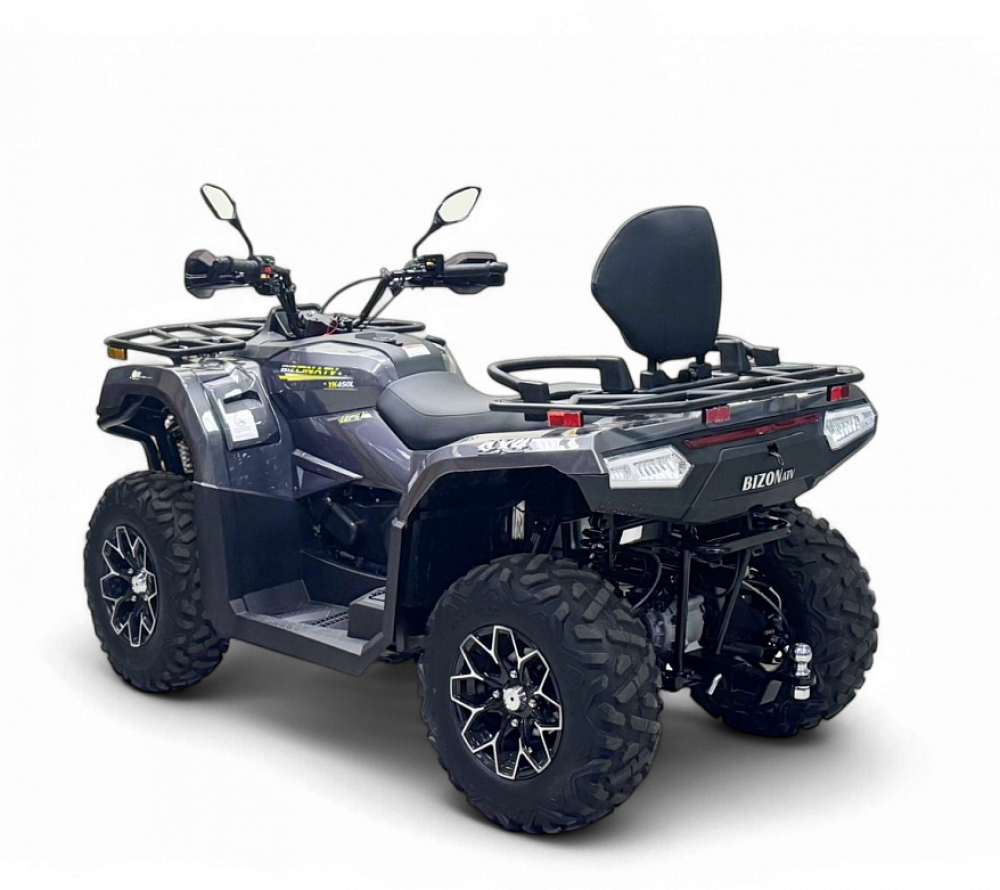Квадрицикл Bizon YK450A  (ПТС) (Серый) 27 л.с МОТОУДАЧА. Магазин мототехники и садового инвентаря  в Калуге