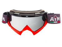 Очки кроссовые AiM (PRO) 157-500 Black-Red Glossy МОТОУДАЧА. Магазин мототехники и садового инвентаря  в Калуге