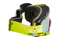 Очки кроссовые AiM (PRO) 157-600 Black-Yellow Glossy МОТОУДАЧА. Магазин мототехники и садового инвентаря  в Калуге