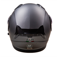 Шлем AiM JK906 Grey Metal, XL МОТОУДАЧА. Магазин мототехники и садового инвентаря  в Калуге
