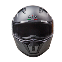 Шлем AiM JK906 Grey Metal, XL МОТОУДАЧА. Магазин мототехники и садового инвентаря  в Калуге