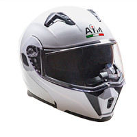 Шлем AiM JK906 White Glossy, XXL МОТОУДАЧА. Магазин мототехники и садового инвентаря  в Калуге