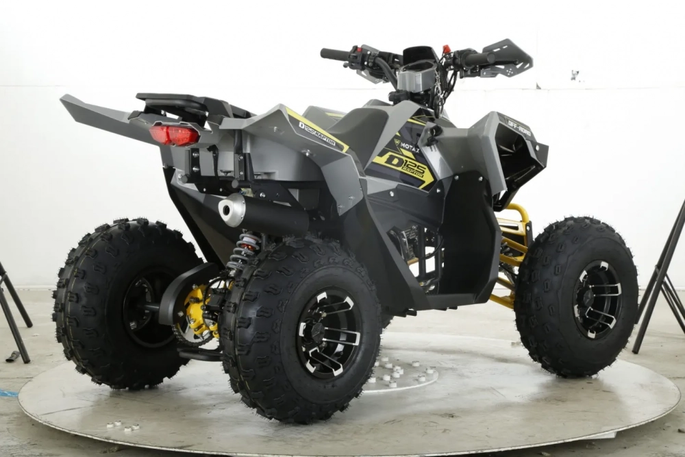 Комплект квадроциклов GRIZLIK D125 RAPTOR LUX чёрный-зелёный МОТОУДАЧА. Магазин мототехники и садового инвентаря с доставкой по всей России