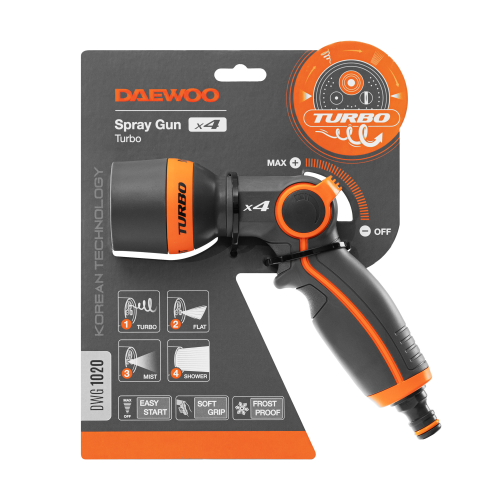 Пистолет-распылитель Spray Gun x4 TURBO DAEWOO МОТОУДАЧА. Магазин мототехники и садового инвентаря  в Калуге
