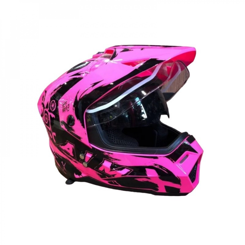 Шлем детский AiM JK802Y Pink/Black, Y/S МОТОУДАЧА. Магазин мототехники и садового инвентаря  в Калуге