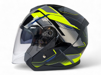 Шлем AiM JK526 Yellow/Grey/Black, M МОТОУДАЧА. Магазин мототехники и садового инвентаря с доставкой по всей России