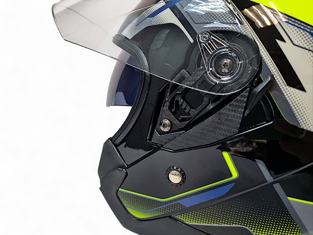 Шлем AiM JK526 Yellow/Grey/Black, M МОТОУДАЧА. Магазин мототехники и садового инвентаря с доставкой по всей России