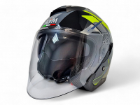 Шлем AiM JK526 Yellow/Grey/Black, M МОТОУДАЧА. Магазин мототехники и садового инвентаря с доставкой по всей России