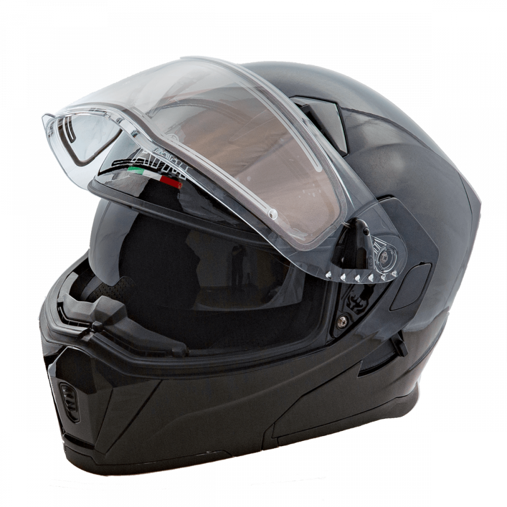 Шлем AiM JK906 Black Glossy, XL МОТОУДАЧА. Магазин мототехники и садового инвентаря в Калуге