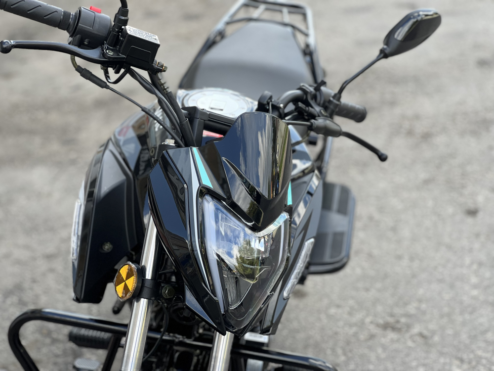 Мопед VMC AURA RS CM48Q 48 см3 СЕРИЯ R1250 (балансир.вал; LED фара/фонарь/панель приборов) VIN (BLACK- LIGHT BLUE) МОТОУДАЧА. Магазин мототехники и садового инвентаря в Калуге