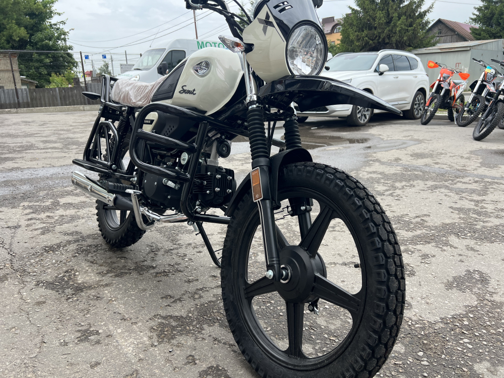 Мопед Racer RC Scout M1 49см3 110 (Белый) (Россия) МОТОУДАЧА. Магазин мототехники и садового инвентаря с доставкой по всей России