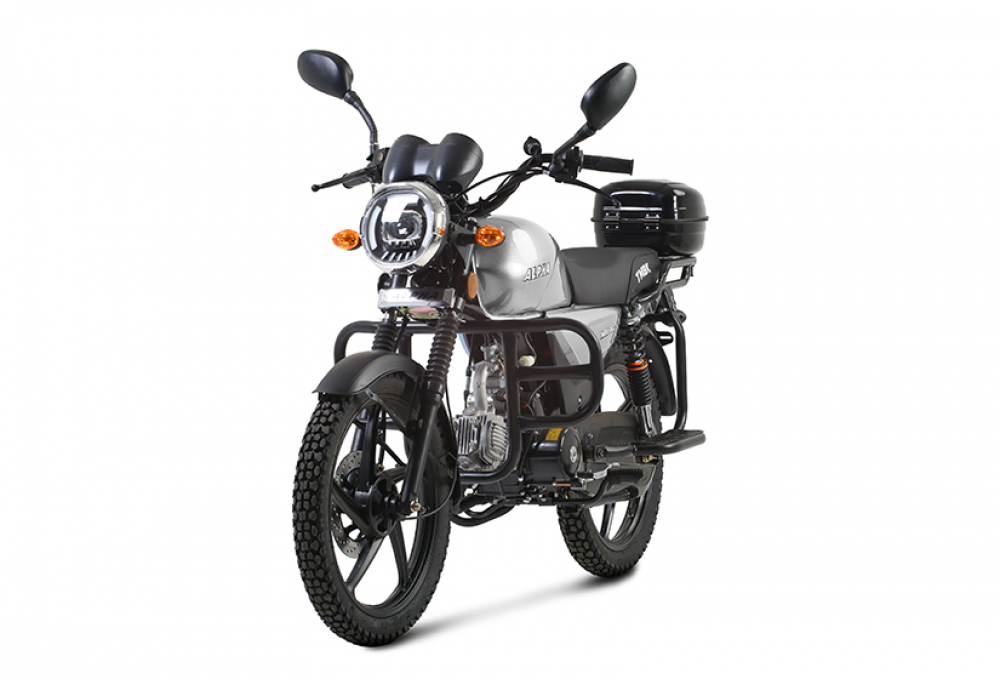 Мопед TMBK ALFA 50см3 (110) Grey Серый МОТОУДАЧА. Магазин мототехники и садового инвентаря в Калуге