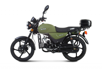 Мопед TMBK ALFA 50см3 (110) Army Green Армейский Зелёный МОТОУДАЧА. Магазин мототехники и садового инвентаря в Калуге
