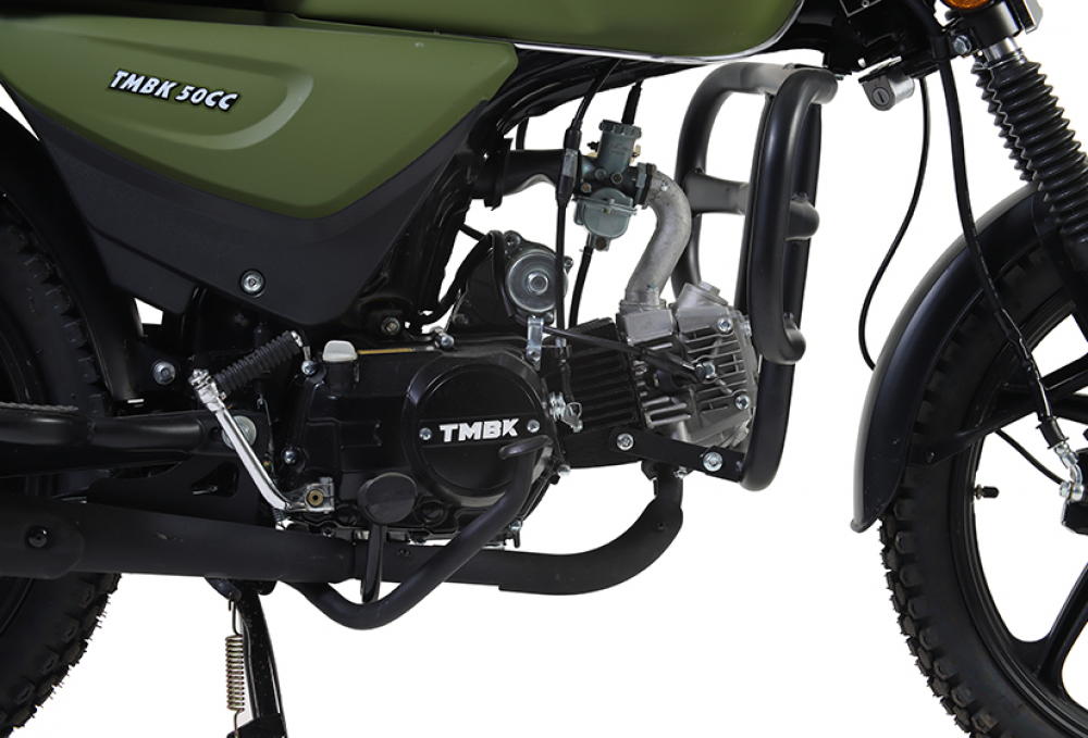 Мопед TMBK ALFA 50см3 (110) Army Green Армейский Зелёный МОТОУДАЧА. Магазин мототехники и садового инвентаря в Калуге