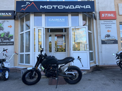 МОТОЦИКЛ FUEGO SCRAMBLER 300 (ЧЕРНЫЙ, 72 СПИЦЫ) МОТОУДАЧА. Магазин мототехники и садового инвентаря в Калуге