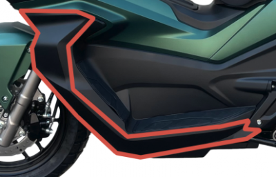 Облицовка подножек водителя пара JET 180cc MATT BLACK МОТОУДАЧА. Магазин мототехники и садового инвентаря в Калуге