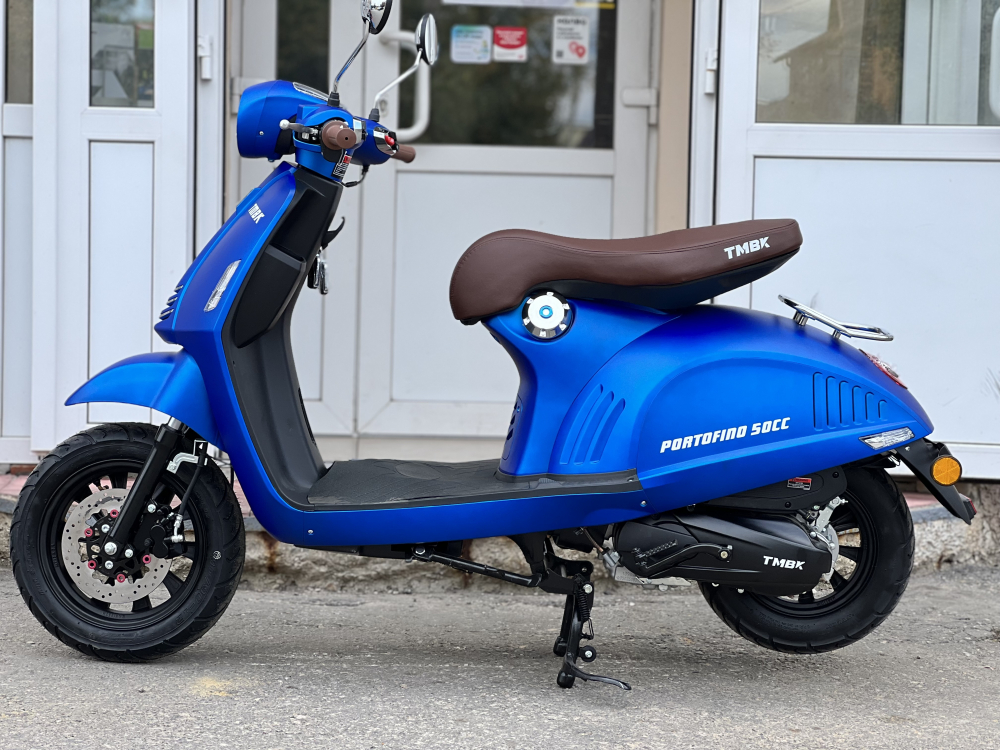 Скутер TMBK SCOOTER PORTOFINO 50cc (150сс) Blue (Голубой) МОТОУДАЧА. Магазин мототехники и садового инвентаря в Калуге