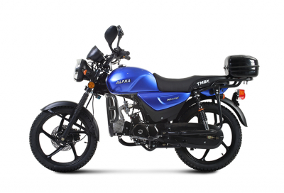 Мопед TMBK ALFA 50cc (110) Blue Голубой МОТОУДАЧА. Магазин мототехники и садового инвентаря в Калуге