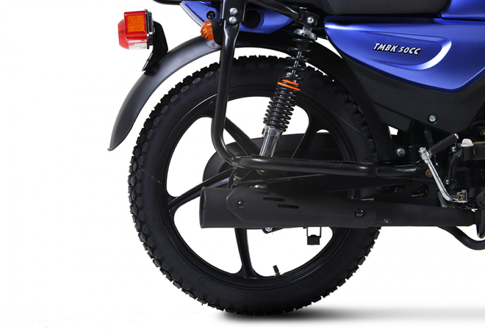 Мопед TMBK ALFA 50cc (110) Blue Голубой МОТОУДАЧА. Магазин мототехники и садового инвентаря в Калуге