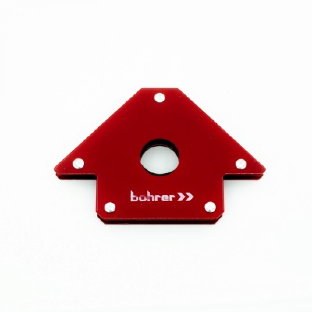 Уголок магнитный для сварки Bohrer M5 (5") 45°\90°\135° 75LBS (до 34 кг удержание) (блистер) (24/6/1 МОТОУДАЧА. Магазин мототехники и садового инвентаря с доставкой по всей России